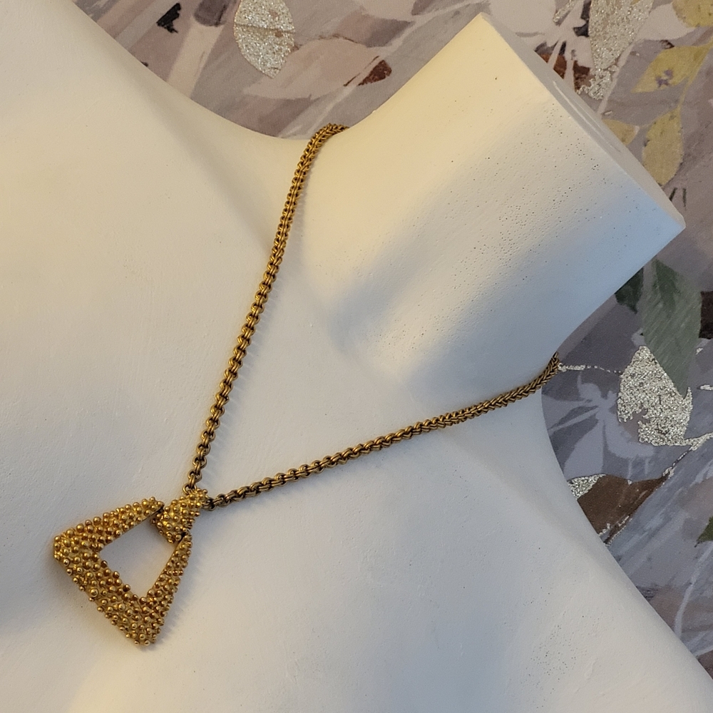 Sarah Coventry Golden Sunset Vintage 70s Gold-tone Necklace - Picture 13 of 16